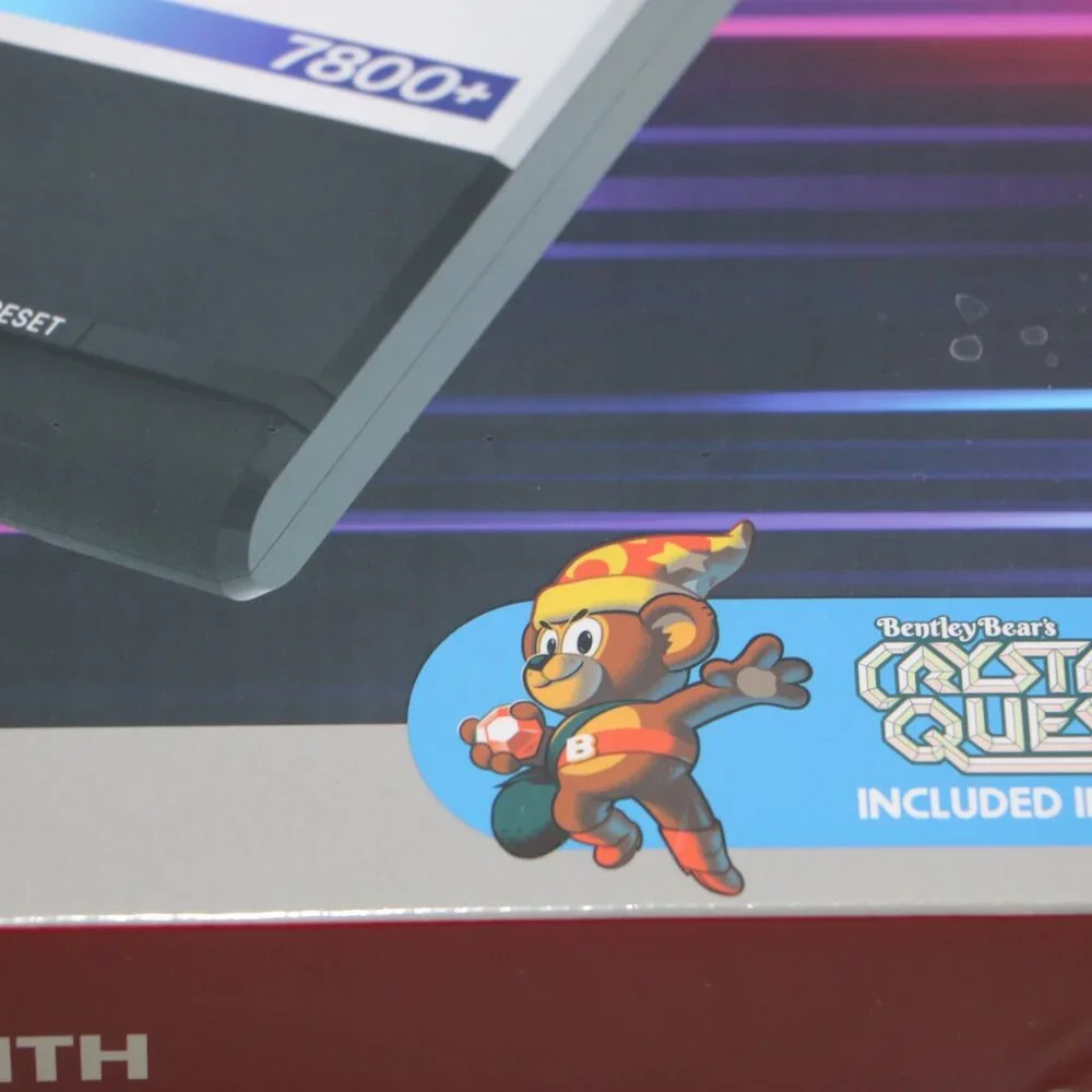 NEW SEALED Atari 7800+ Console Bundle CX78+ Wireless Controller Crystal Quest